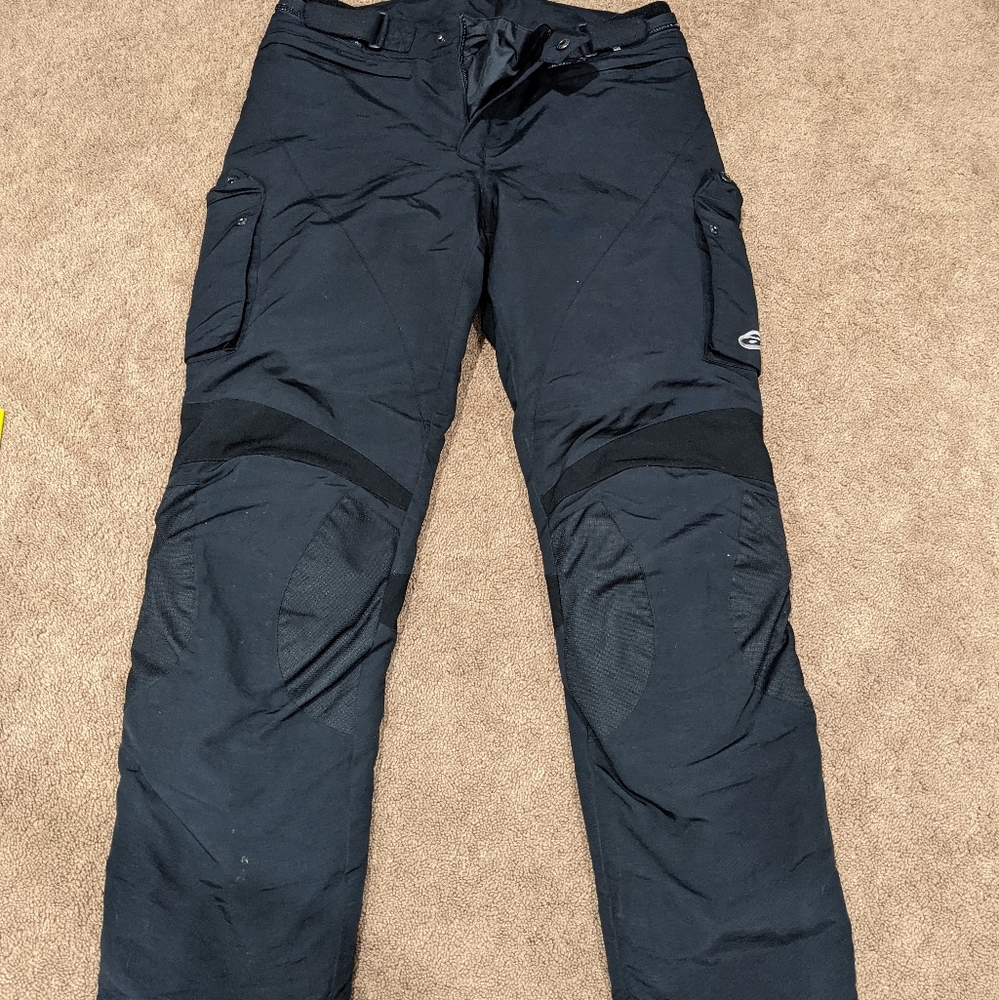 Alpinestars drystar riding pants with pads.